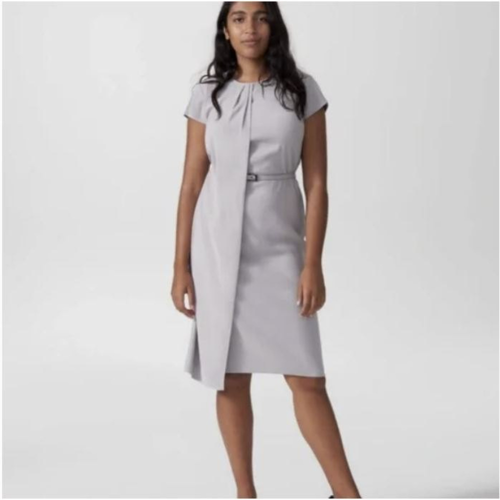 NEW Universal Standards Short Sleeve Shift Vesper Workwear Dress Size 4XS (0)